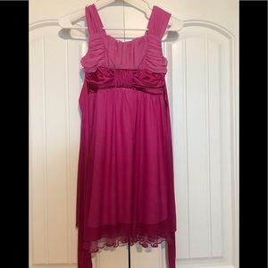 Purple sparkly ombré dress